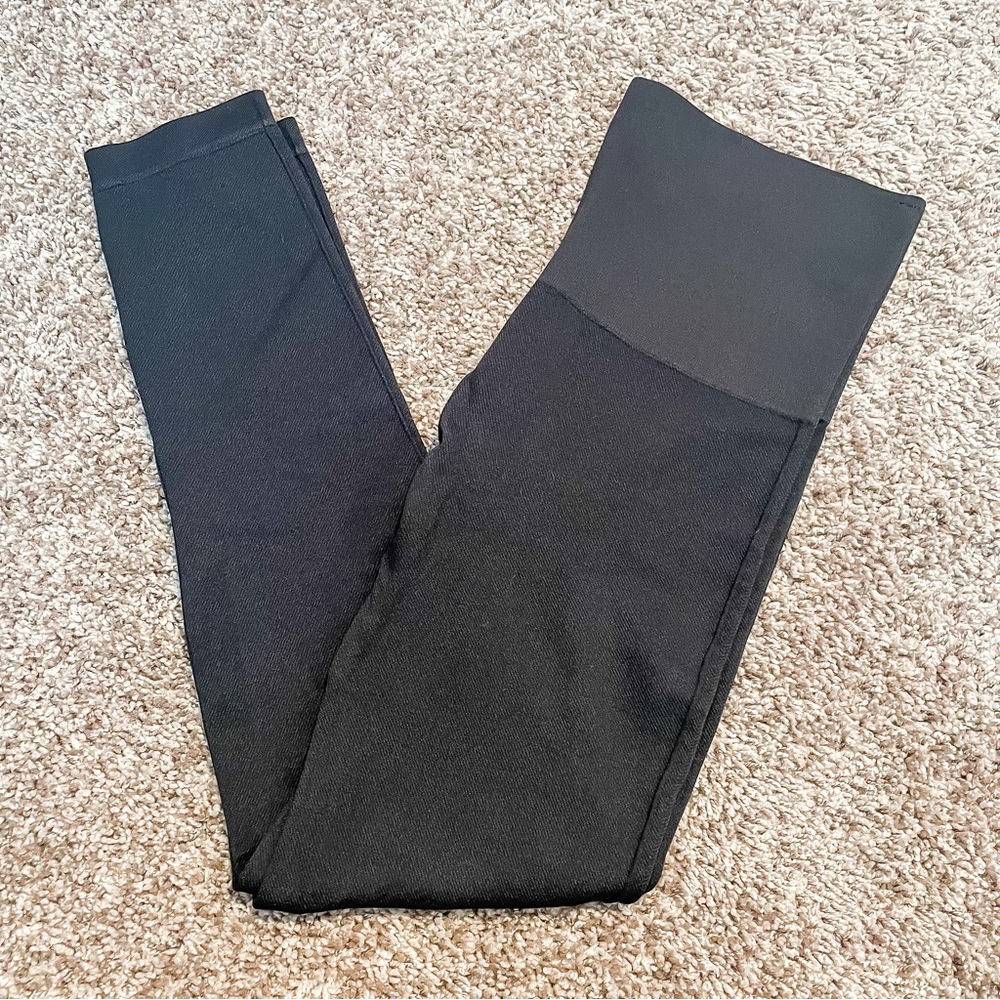 SPANX “Look at Me Now” seamless black leggings
